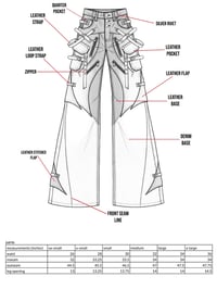 Image 2 of SS26 ‘Incurva’ Half-cut Flared Denim