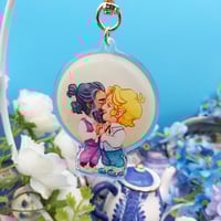 Image 2 of You Wear Fine Things Well Kiss Keychain