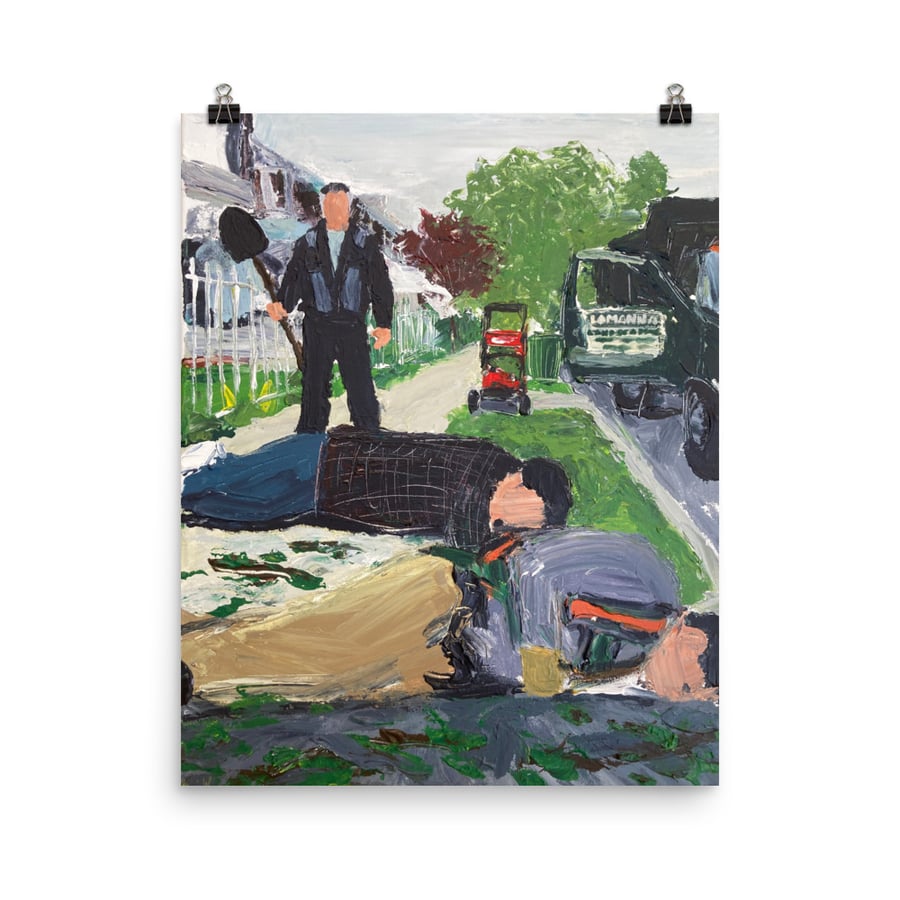 Image of Paulie vs Lamanna landscaping (prints)
