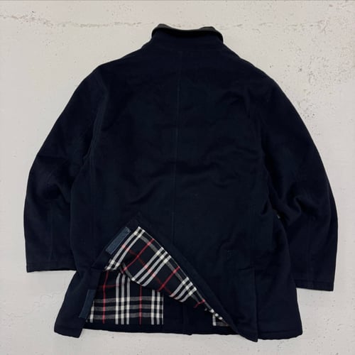 Image of 1980s Burberry Wool Coat, Size XL