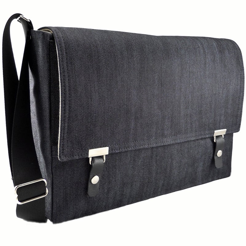 Image of 13" / 15" / 17" Laptop Messenger in dark denim