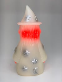 Image 2 of GLOW IN THE DARK WIZARD (NEON RED/SILVER)