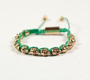 Image of  Skull Head Bracelets - Green
