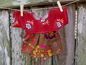 Image of 10" Doll dress "Warm Colours"