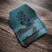 Image 1 of MINIMALIST FLAP WALLET - GHOST CAMO