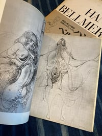 Image 8 of Hans Bellmer, 1974. With poster.