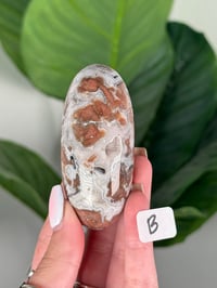 Image 2 of LARGE SANGRIA LACE AGATE SHIVAS