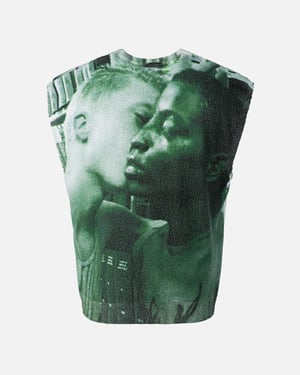 Image of KRYSVINCZI - Slavic Kiss Knit Tank Top