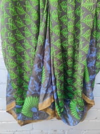 Image 8 of Sula slouch maxi skirt -green and grey