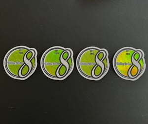 Image of Wolfsburg Bus Crew Limited Edition Holographic 8th Birthday Sticker