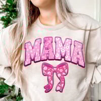 Mama Bow Sweatshirt/Tee