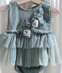 Image 2 of Sitter photo session dress | Cynthia | age 9-12 months | sage