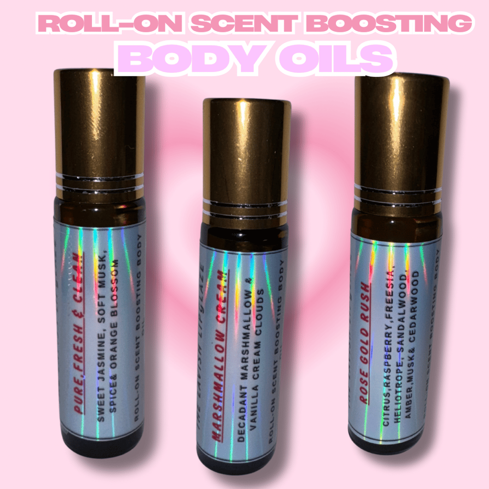 Image of Roll-On Scented Body Oil Marshmallow Cream