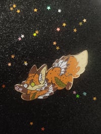 Image 1 of Little fox enamel pin 