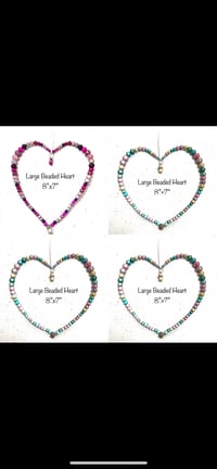 Image 2 of Glow Bead Hanging Heart