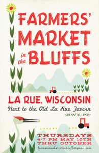 Image of Wisconsin Farmers Market Poster