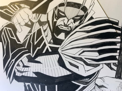 Image of POWER MAN:TIMELESS #1 pages24-25 original art