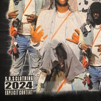 Image 4 of S.O.S “GLO UP” T-SHIRT