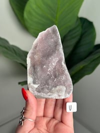 Image 21 of SMALL SELF STANDING COTTON CANDY APOPHYLITE CUT BASES -INDIA-