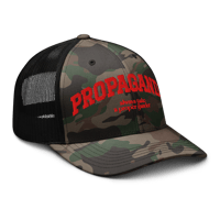 Image 5 of Propaganda Camouflage trucker hat