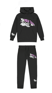 Image 1 of RISK TAKERZ 2.0- PINK/BLACK TRACKSUIT
