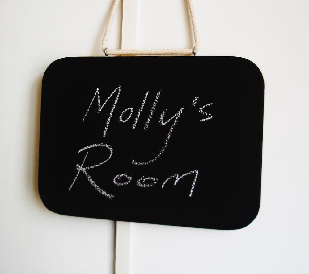 Image of Mini Children's Chalkboard / Door Sign
