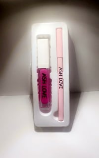 Image 1 of Pink Liquid Matte Lipstick & Dark brown Lip-liner Combo 