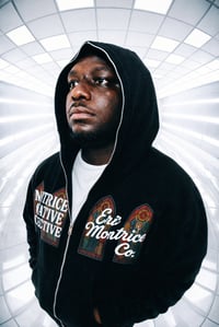 Image 4 of Hezus Fleeced Full-Zip Boxie Hoodie