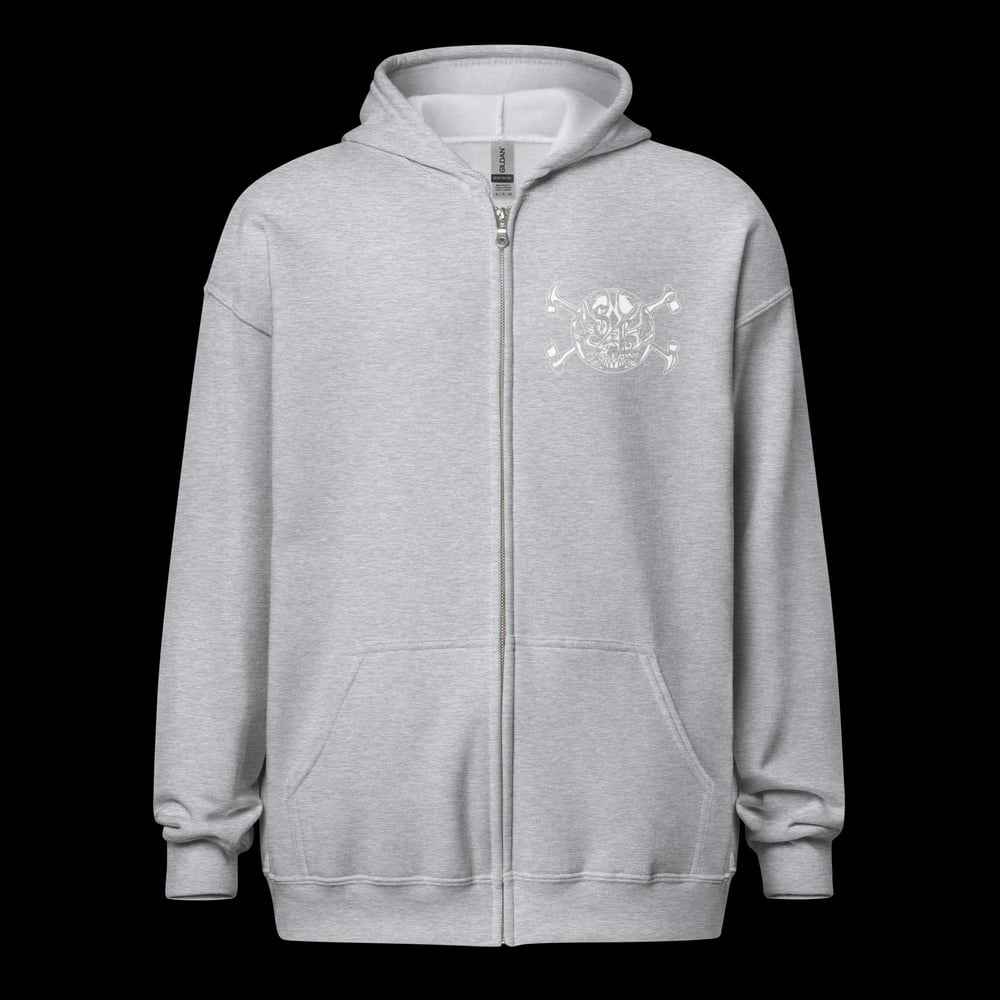 Image of SL HAMMER / SUPPORT Heavy Blend Zip Hoodie