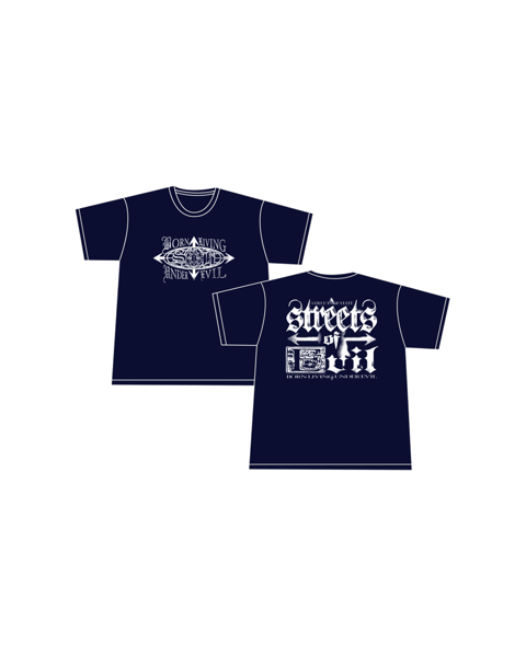 Image of STREETS OF HATE x BORN LIVING UNDER EVIL SHIRT 