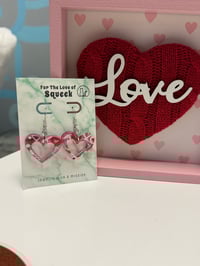 Image of *Pink Mirror Hearts with Acrylic Overlay