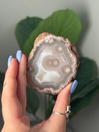 Image 2 of DOUBLE SIDED ORBY LAGUNA AGATE SLICE O