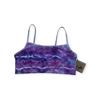 Image 1 of L (38) Bralette in Amethyst Geode Ice Dye