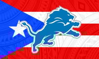 Lions Flag Puerto Rican 