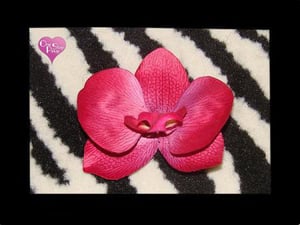 Image of Fuchsia Orchid Hair Clip