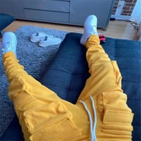 Cloud sweats cargo pocket (yellow)