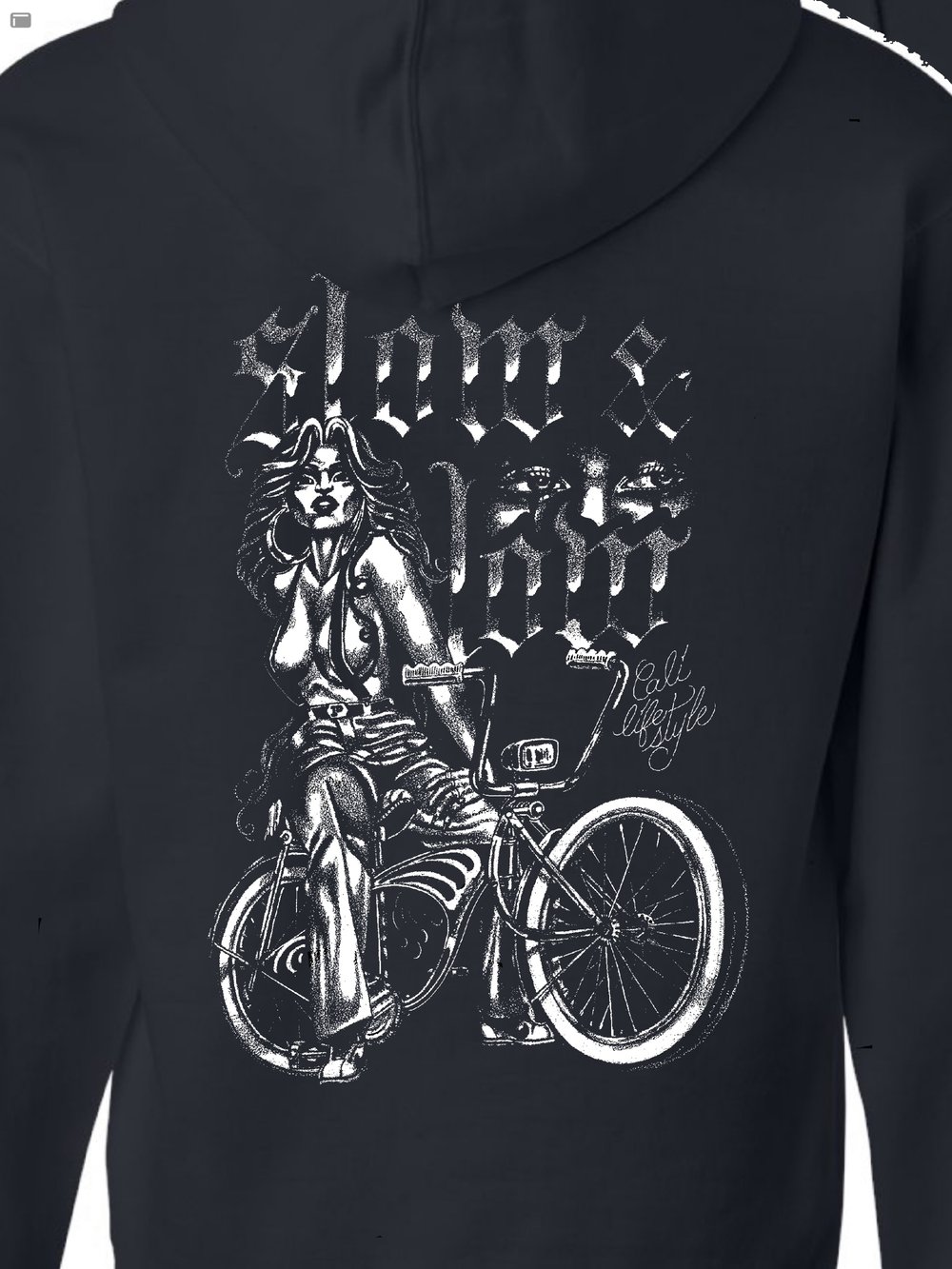 Image of Black Zip Up Slow And Low