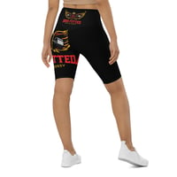 Image 4 of Black and Red Biker Shorts