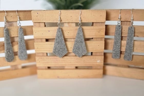 Image of Granite Inspired earrings 