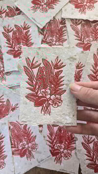 Image 1 of Tiny Tropical Bouquet Print