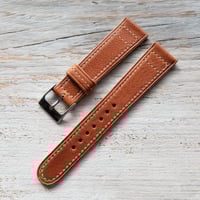 Image 1 of Italian Calf Strap / Double box stitch