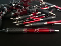 Image 2 of Davina (Logo) Pens in Metallic Red 