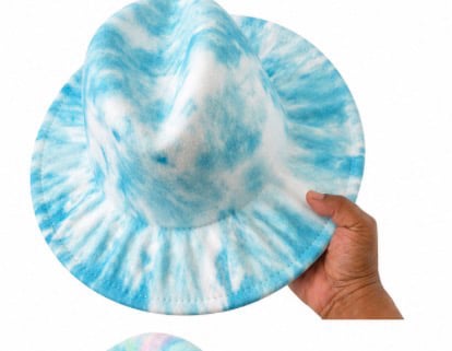 Image of 30% Off $15 ( now $10.50) Tie-Dye Fedora Hat 