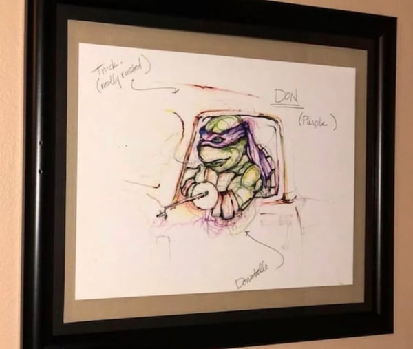 Image of Donatello Movie Sketch 