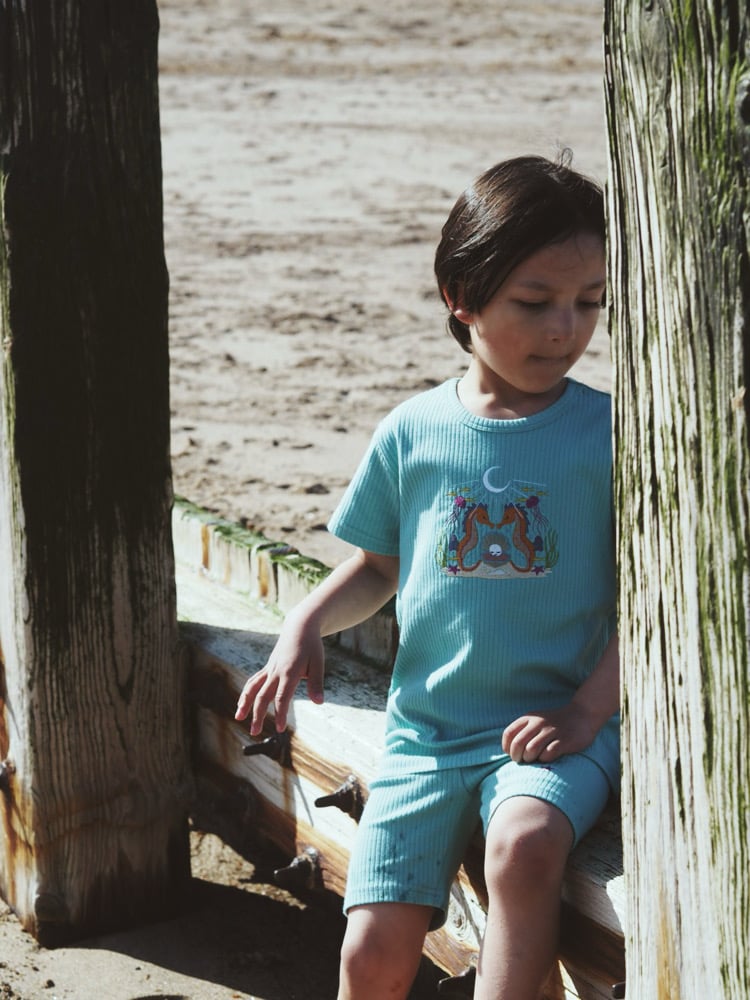Image of Belle & Bee Collaboration - Seaglass short sleeve tshirt