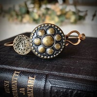 Image 3 of "Courage" vintage button bracelet