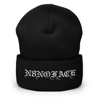 Image 3 of N8NOFACE Old English Logo Cuffed Beanie (+ more colors)