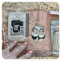 Image 4 of vintage french lace samples snippet booklet
