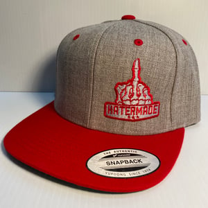 Image of Middle Finger SnapBack- Heather 