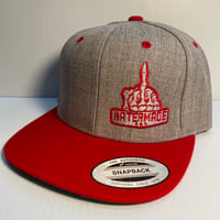 Image 2 of Middle Finger SnapBack- Heather 